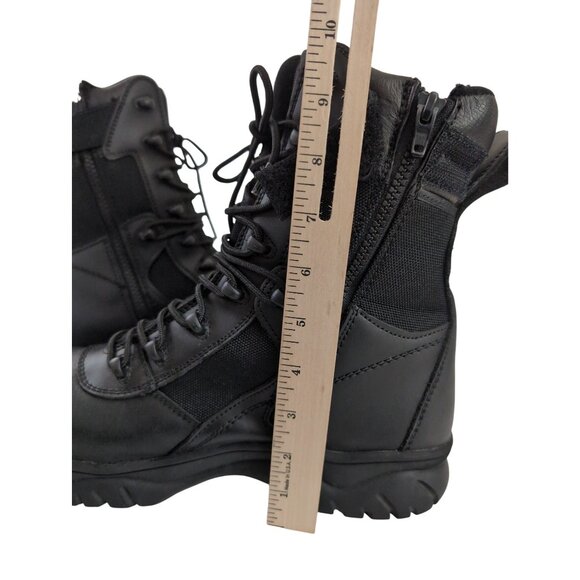 Rothco Tactical Boot Mens 12 Black Side Composite Toe Side Zip Police Military - Picture 10 of 10